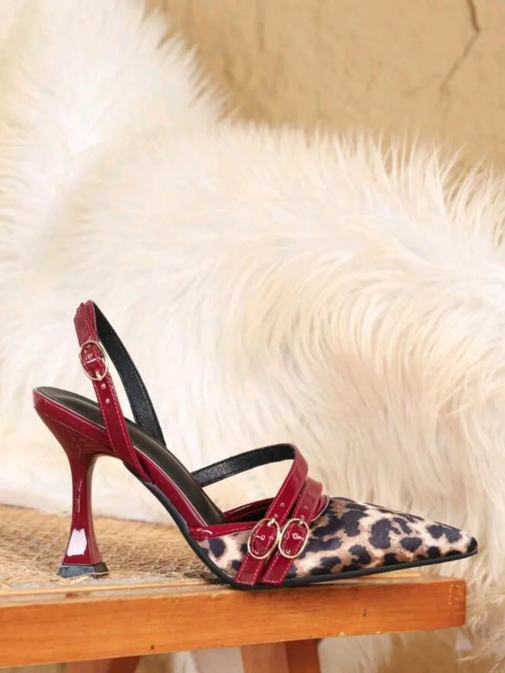 Ladies 9cm High Heel Pointed Toe Elegant Wine Glass Heel High Heels With Ankle